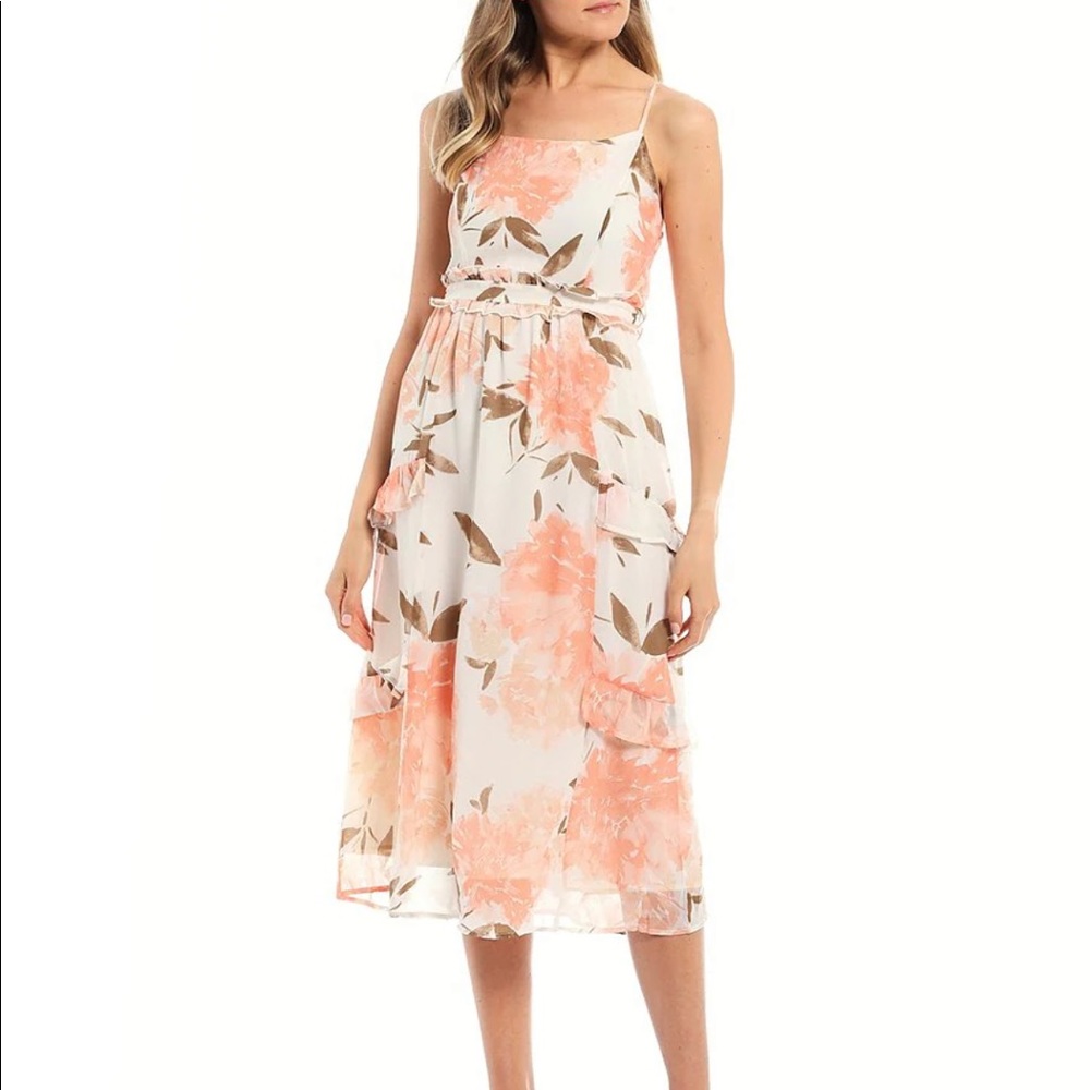 Floral midi dress